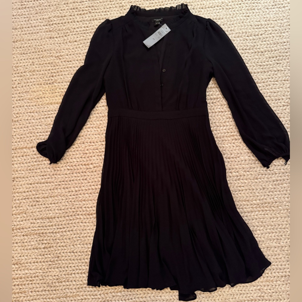 Ann Taylor Black Long Sleeve Dress